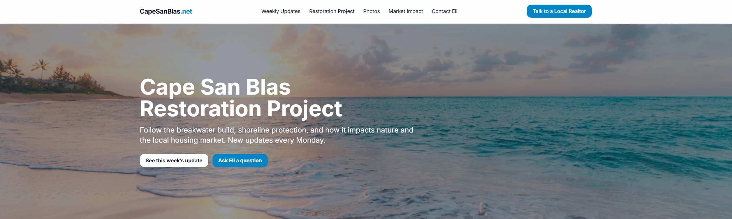 Cape San Blas Restoration Project