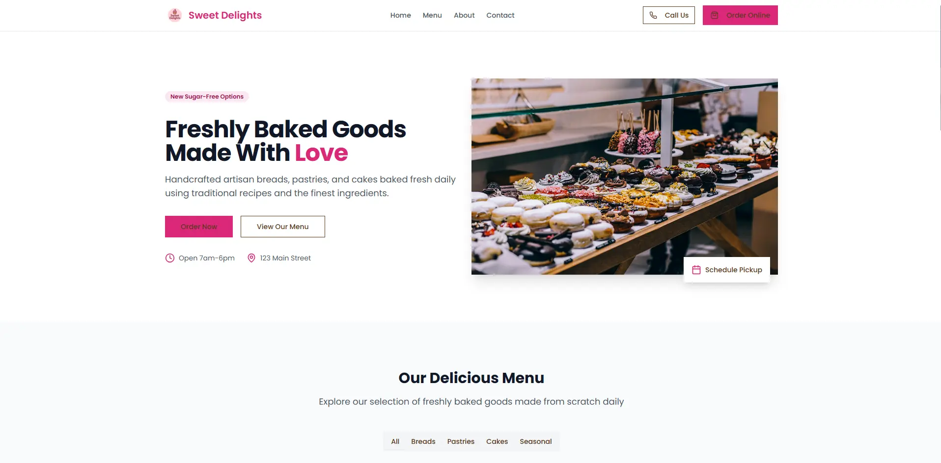 Sweet Delights Bakery